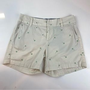 G.H. Bass & Co Shorts with Palm Trees Women’s Size 6